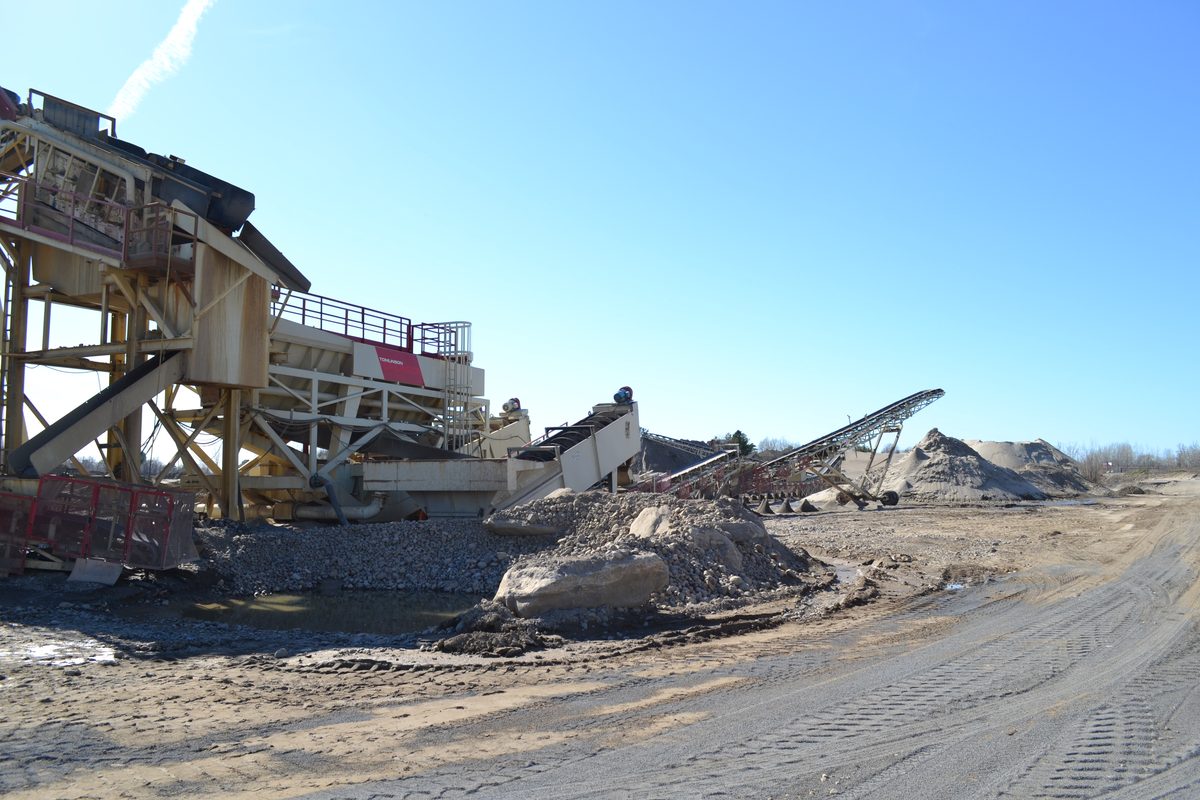 Screening and washing plant